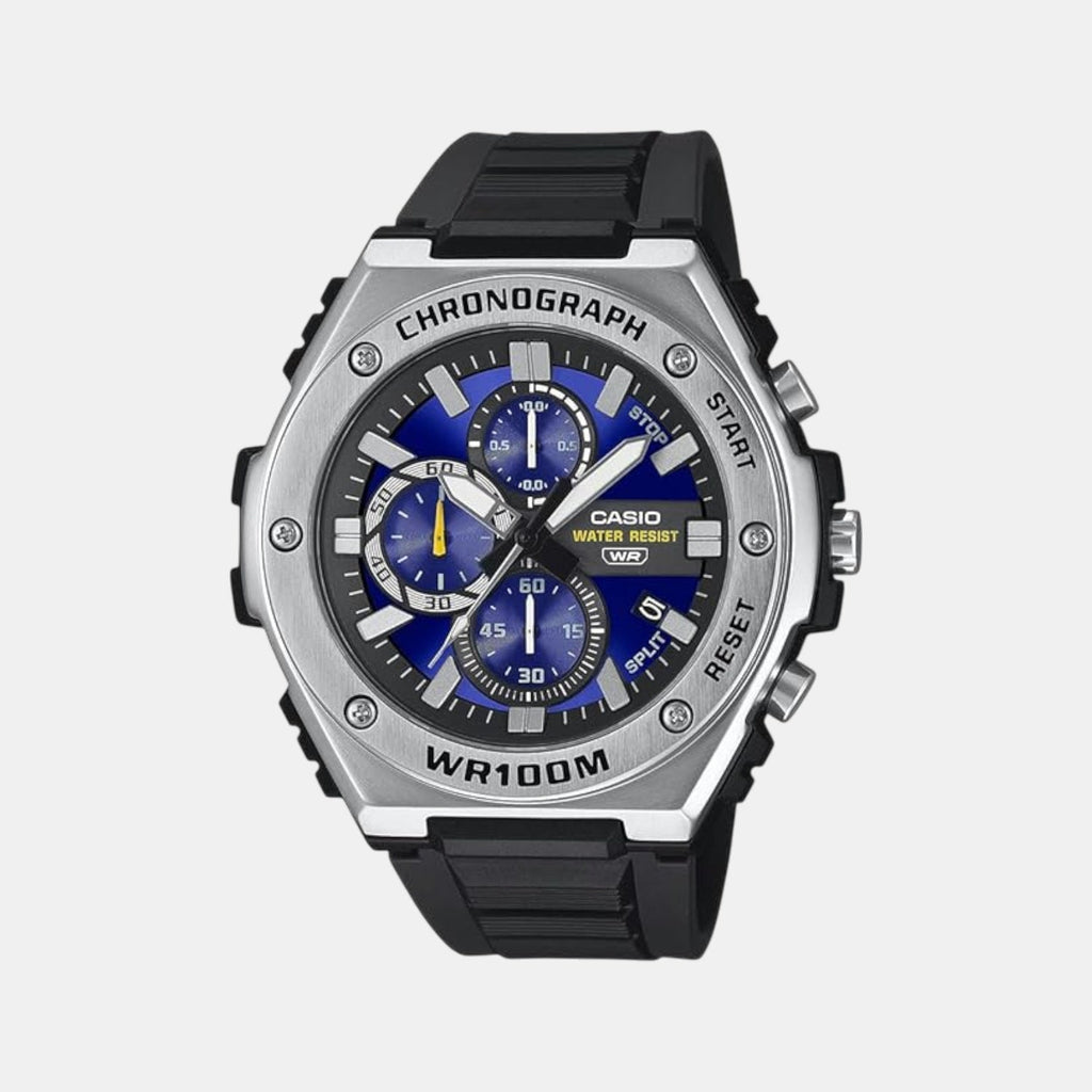 Casio Youth Men Quartz Blue Dial Chronograph Resin Watch AD282 - 1