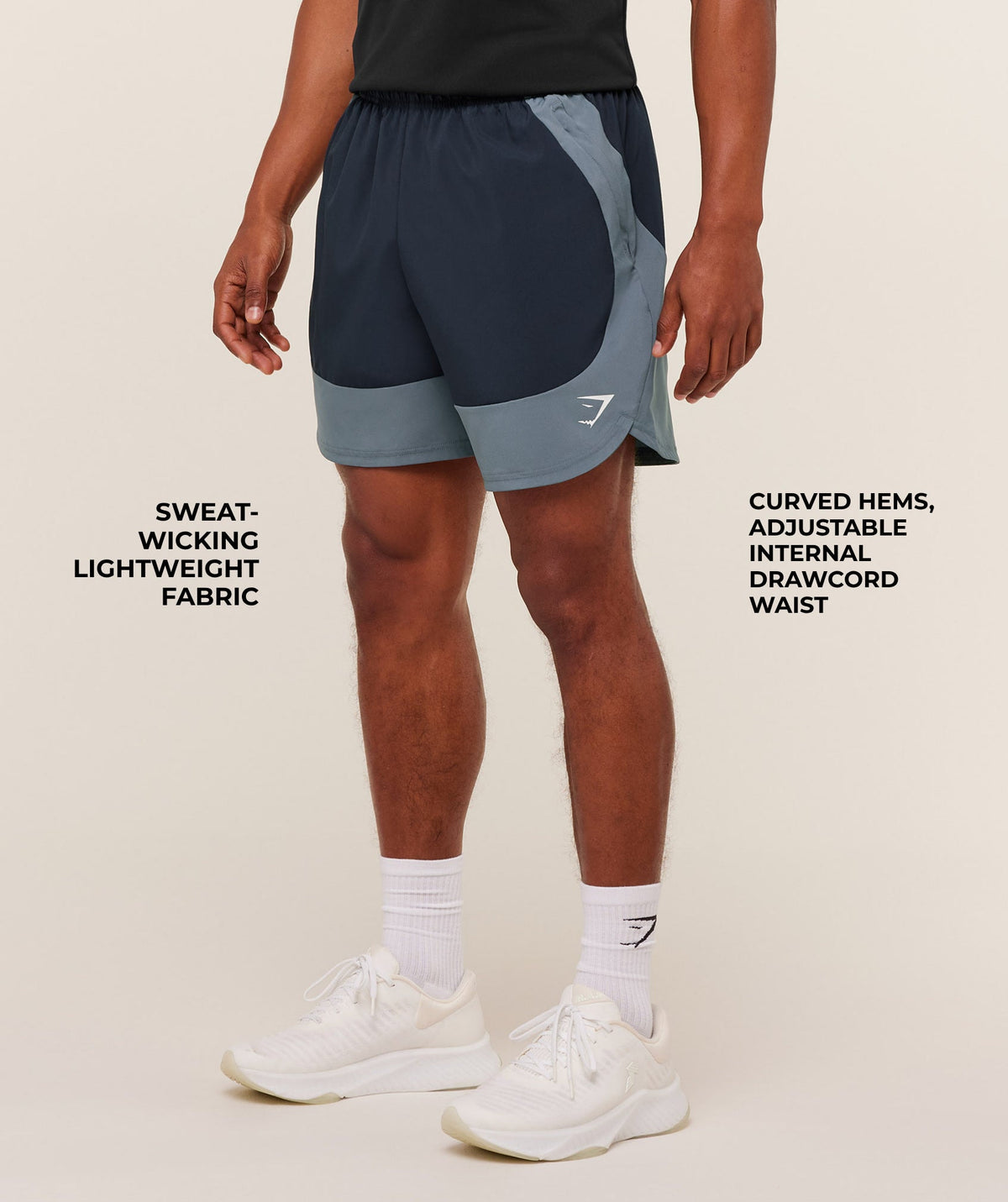 Gymshark Sport 25 Block 7" Shorts - Heavy Blue/Iron Blue - 2