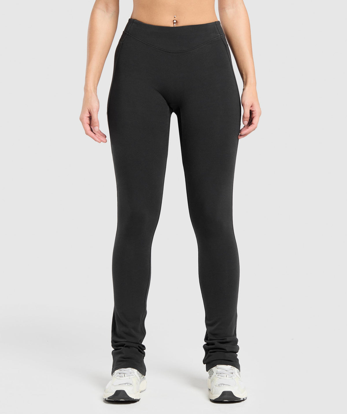 Gymshark Heavyweight Washed Leggings - Black/Wash