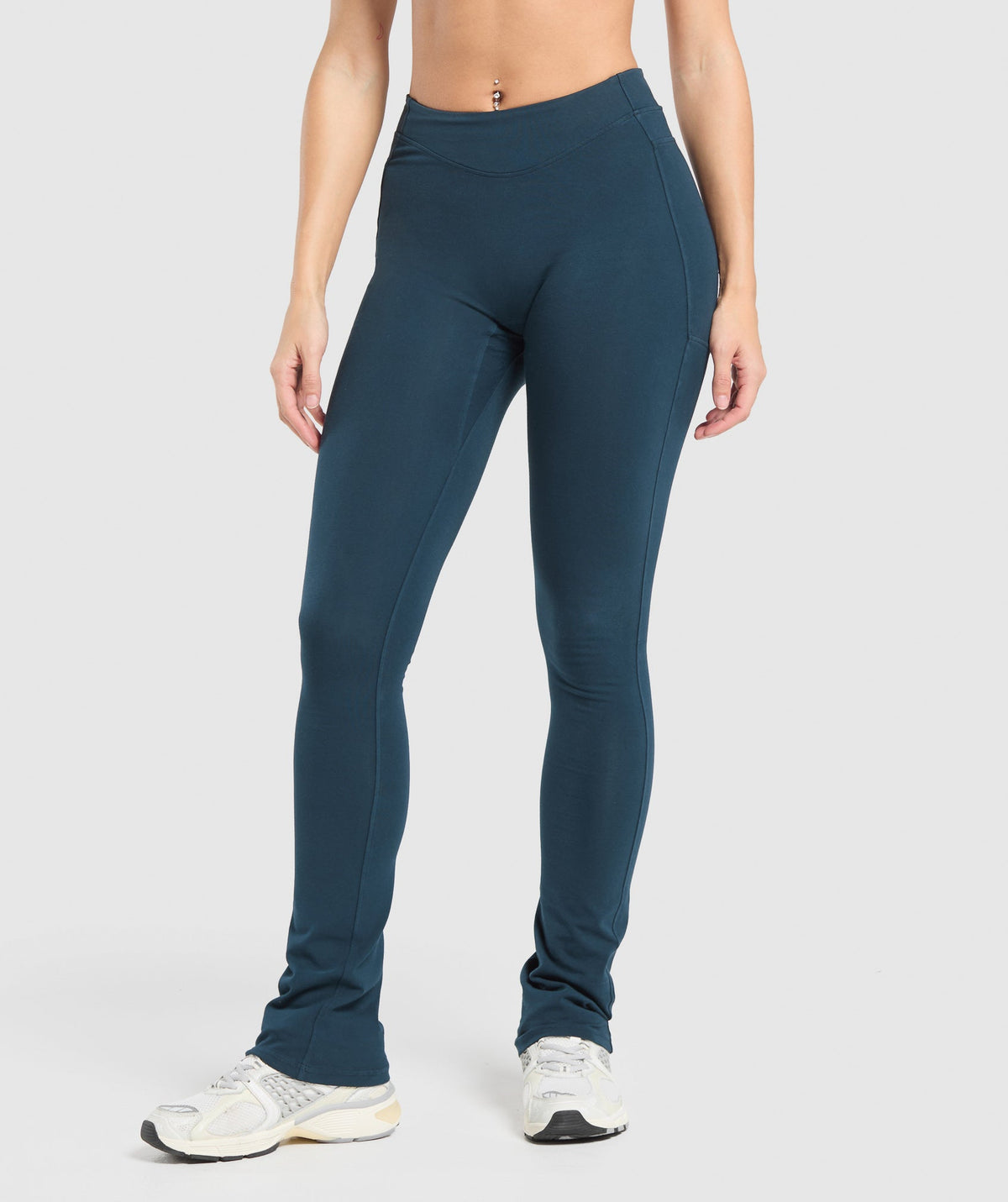 Gymshark Heavyweight Washed Leggings - Heavy Blue/Wash