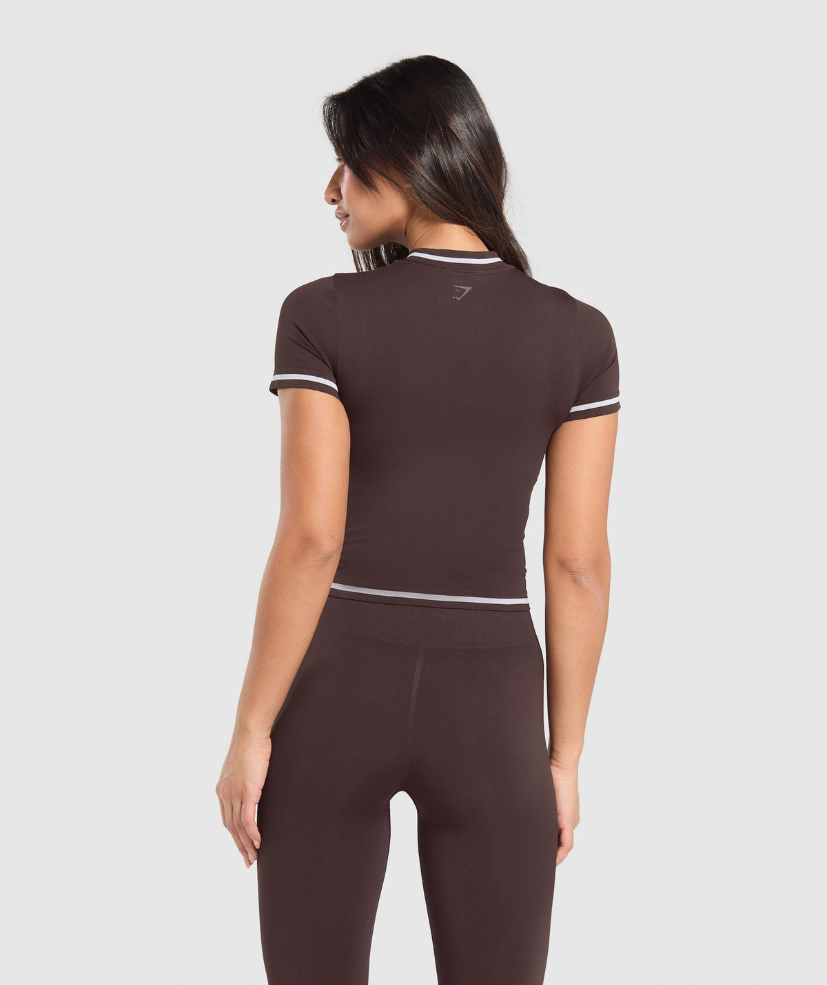 Gymshark Contrast Seamless T-Shirt - Heritage Brown - 2