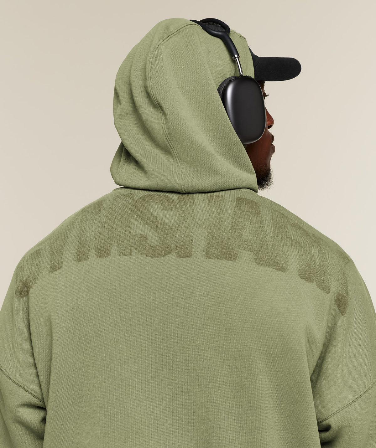 Gymshark Power Washed Oversized Hoodie - Grounded Green - 5