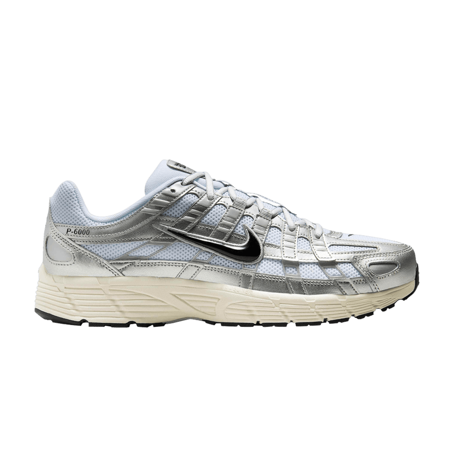 Nike P-6000 - White/Metallic Silver/Black