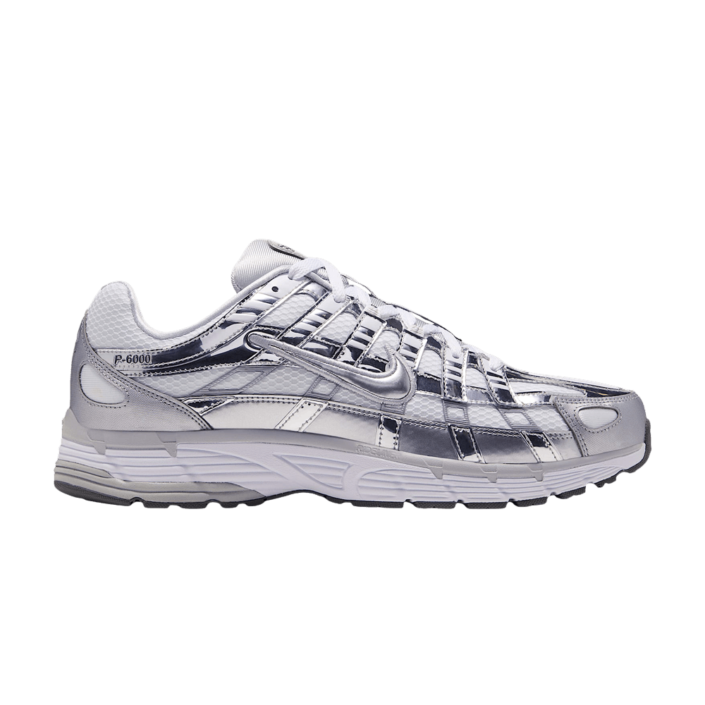 Nike P-6000 - White Grey Fog Iron Grey Metallic Silver