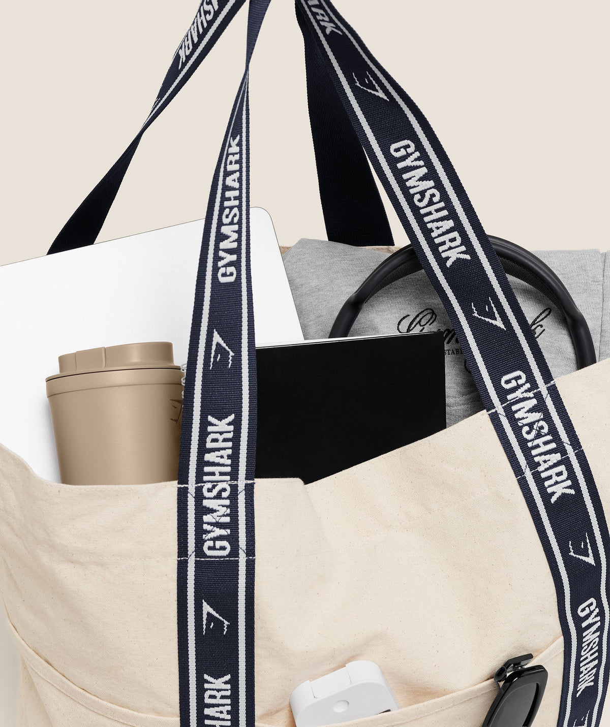 Gymshark Logo Tote - Undyed - 3