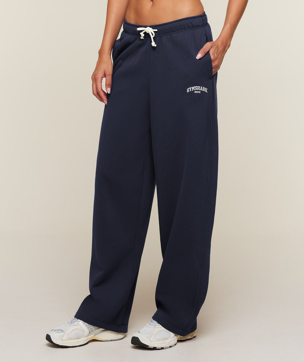 Gymshark Cosy Luxe Campus Pants Tall - Heavy Blue - 3