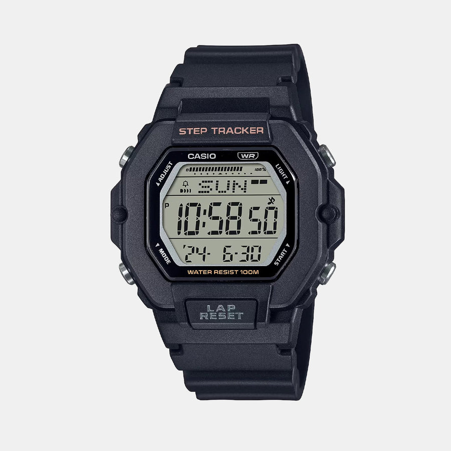 Casio Youth Men Quartz Black Dial Digital Resin Watch D316
