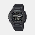 Casio Youth Men Quartz Black Dial Digital Resin Watch D349 - 1