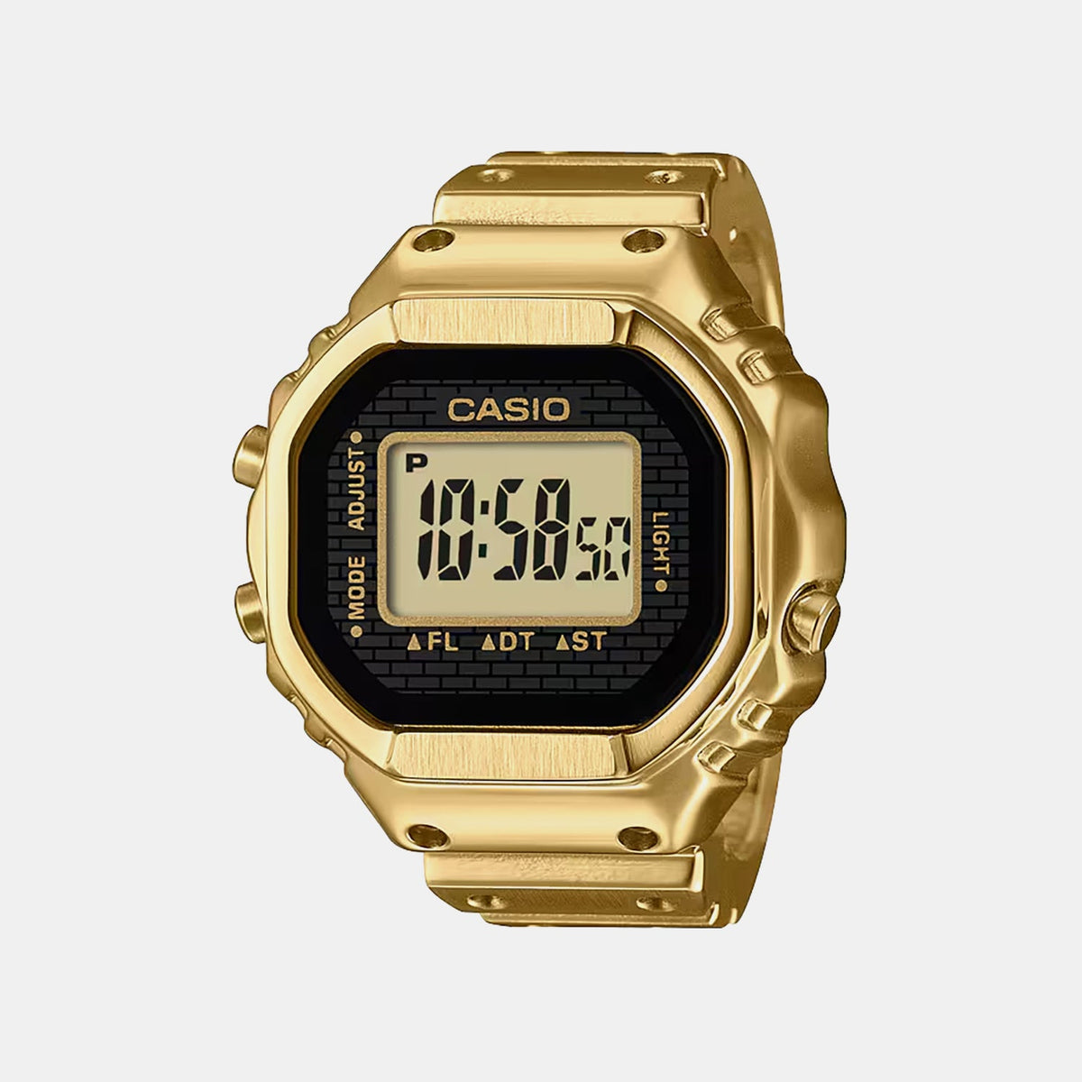 Casio Enticer Men Quartz Transparent Dial Digital Stainless Steel Watch D412 - 1