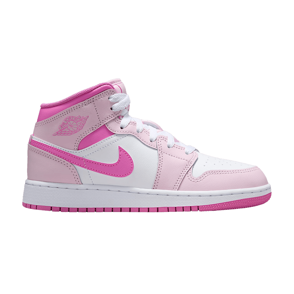 Air Jordan 1 Mid GS - Pink Foam China Rose White Pink Foam