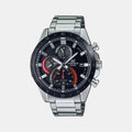 Casio Edifice Men Quartz Black Dial Chronograph Stainless Steel Watch ED513 - 1