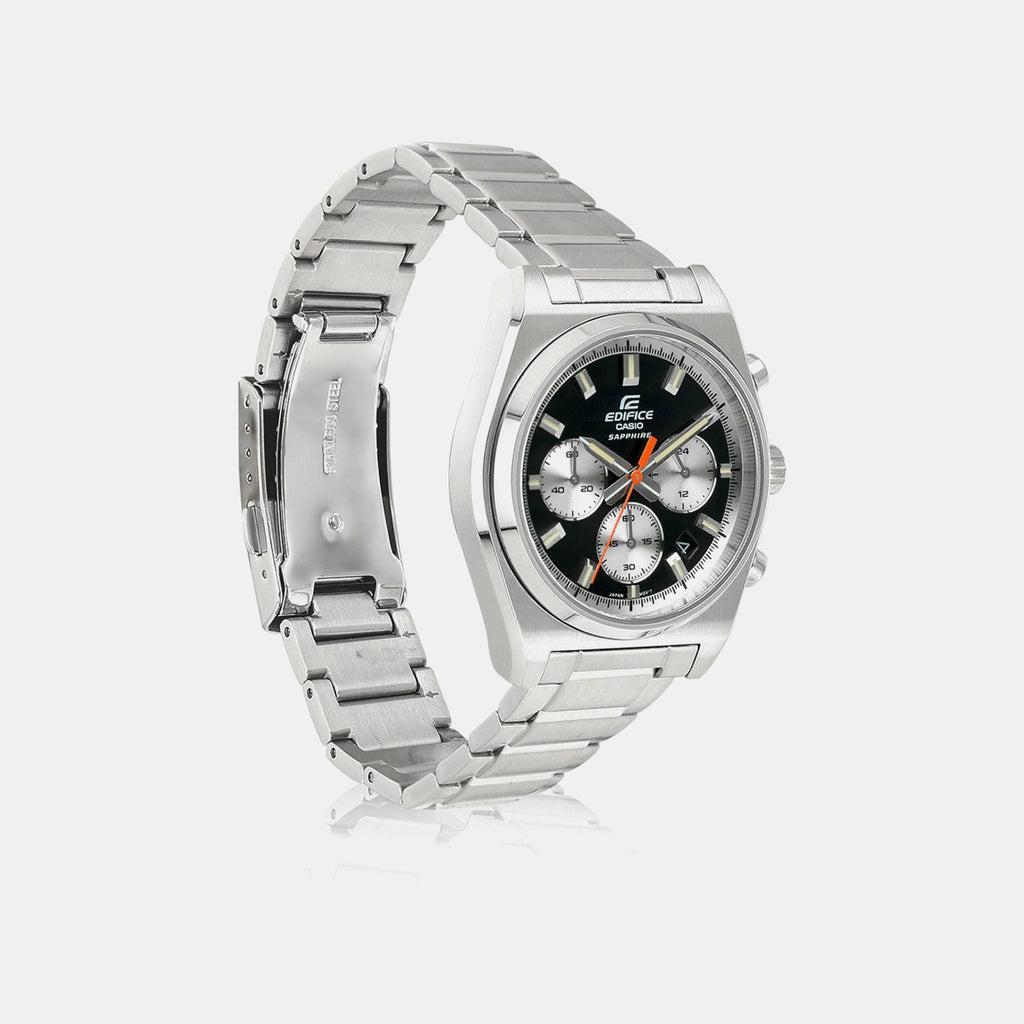 Casio Edifice Men Quartz Black Dial Chronograph Stainless Steel Watch ED633 - 3