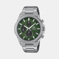 Casio Edifice Men Quartz Green Dial Chronograph Stainless Steel Watch ED643 - 1