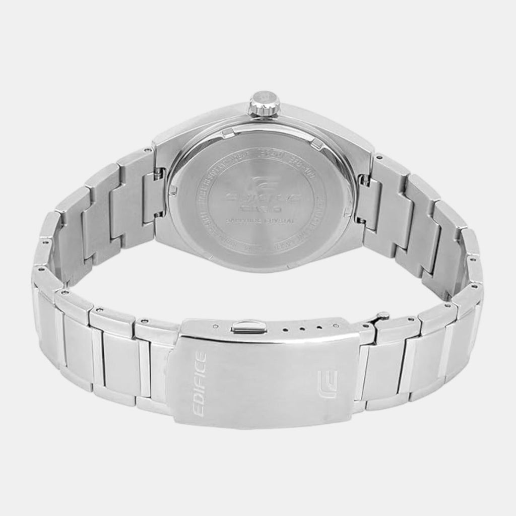 Casio Edifice Men Quartz Silver Dial Analog Stainless Steel Watch ED654 - 4