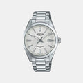Casio Edifice Men Quartz White Dial Analog Stainless Steel Watch ED686 - 1