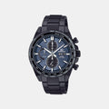 Casio Edifice Men Quartz Blue Dial Analog Stainless Steel Watch ED698 - 1