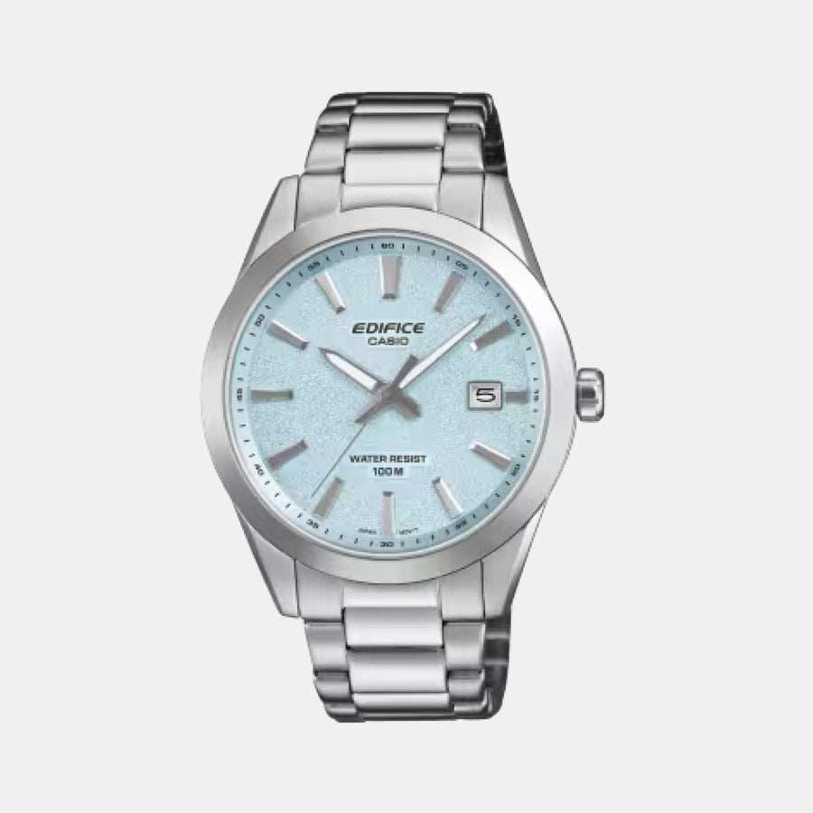 Casio Edifice Men Quartz Blue Dial Analog Stainless Steel Watch ED715