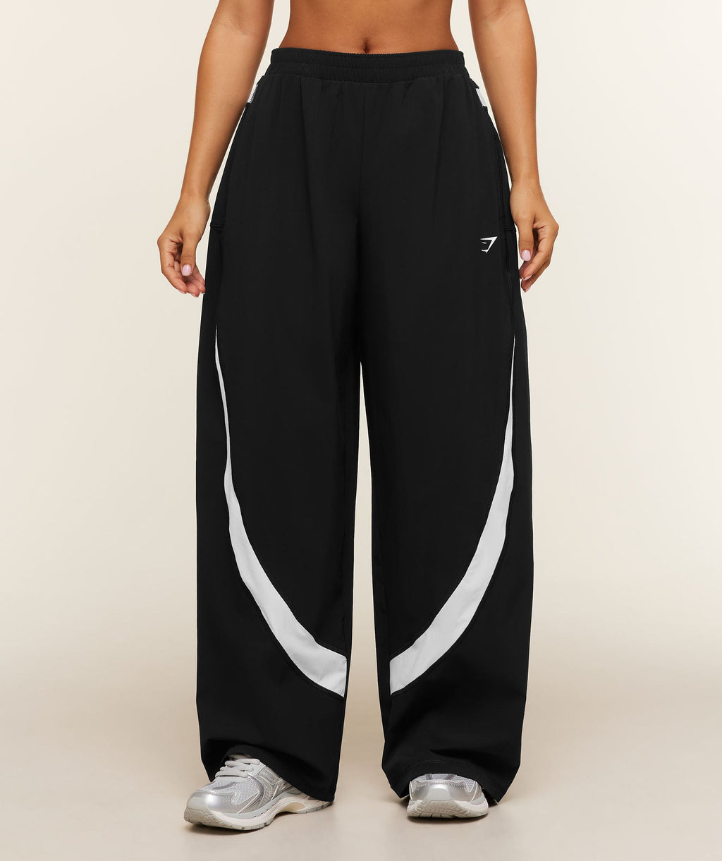 Gymshark Edge Dipped Pants Short - Black/White