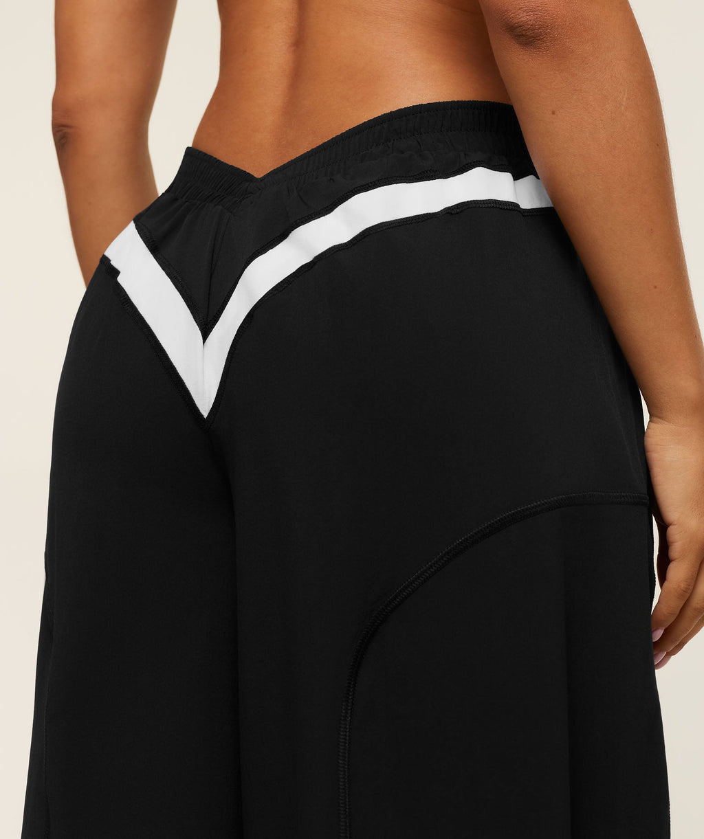 Gymshark Edge Dipped Pants Short - Black/White - 5