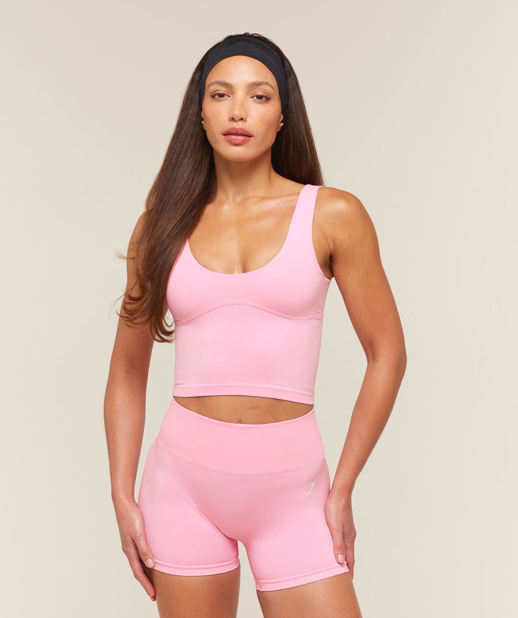 Gymshark Everyday Seamless Shelf Tank - Poise Pink - 3