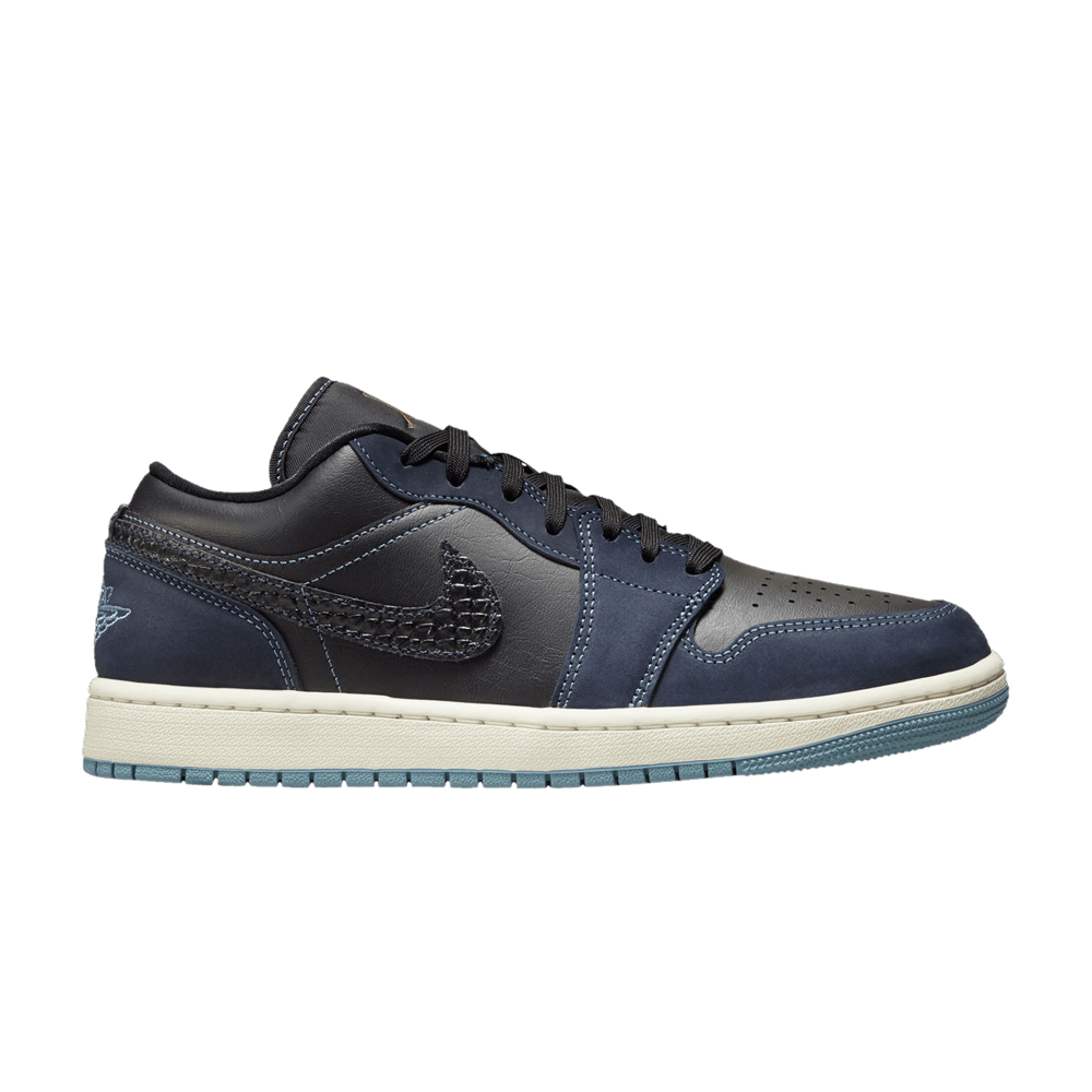 Wmns Air Jordan 1 Low SE - Black Dark Obsidian