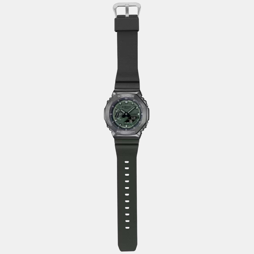 Casio G-Shock Men Quartz Green Dial Analog-Digital Resin Watch G1160 - 5