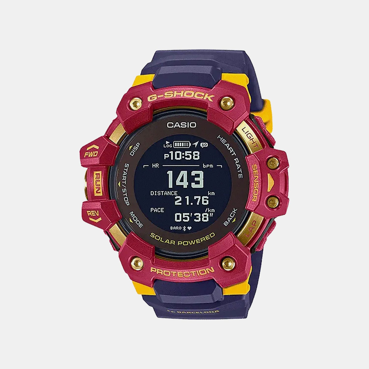 Casio G-Shock Men Quartz Black Dial Digital Resin Watch G1207 - 1