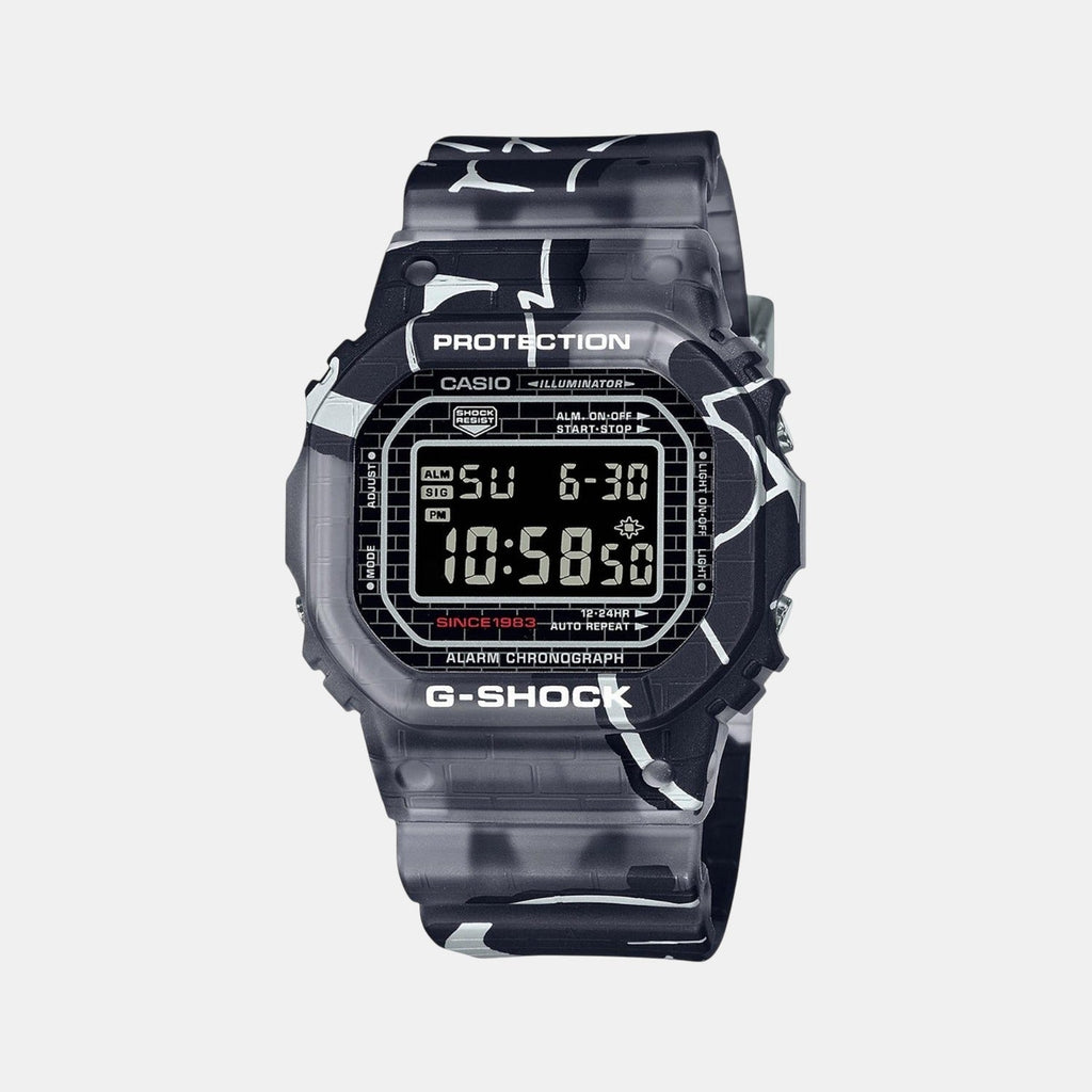 Casio G-Shock Men Quartz Black Dial Digital Resin Watch G1295 - 1
