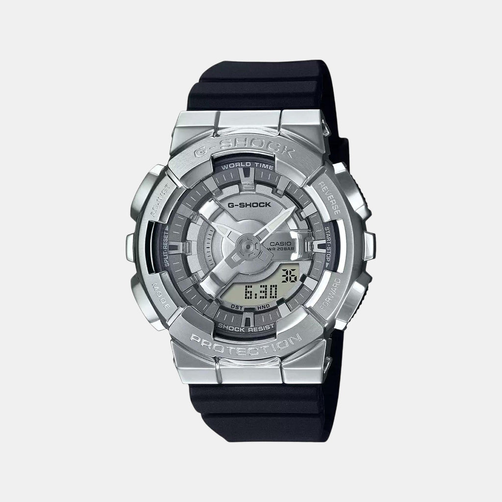 Casio G-Shock Women Quartz Silver Dial Analog-Digital Resin Watch G1314 - 1