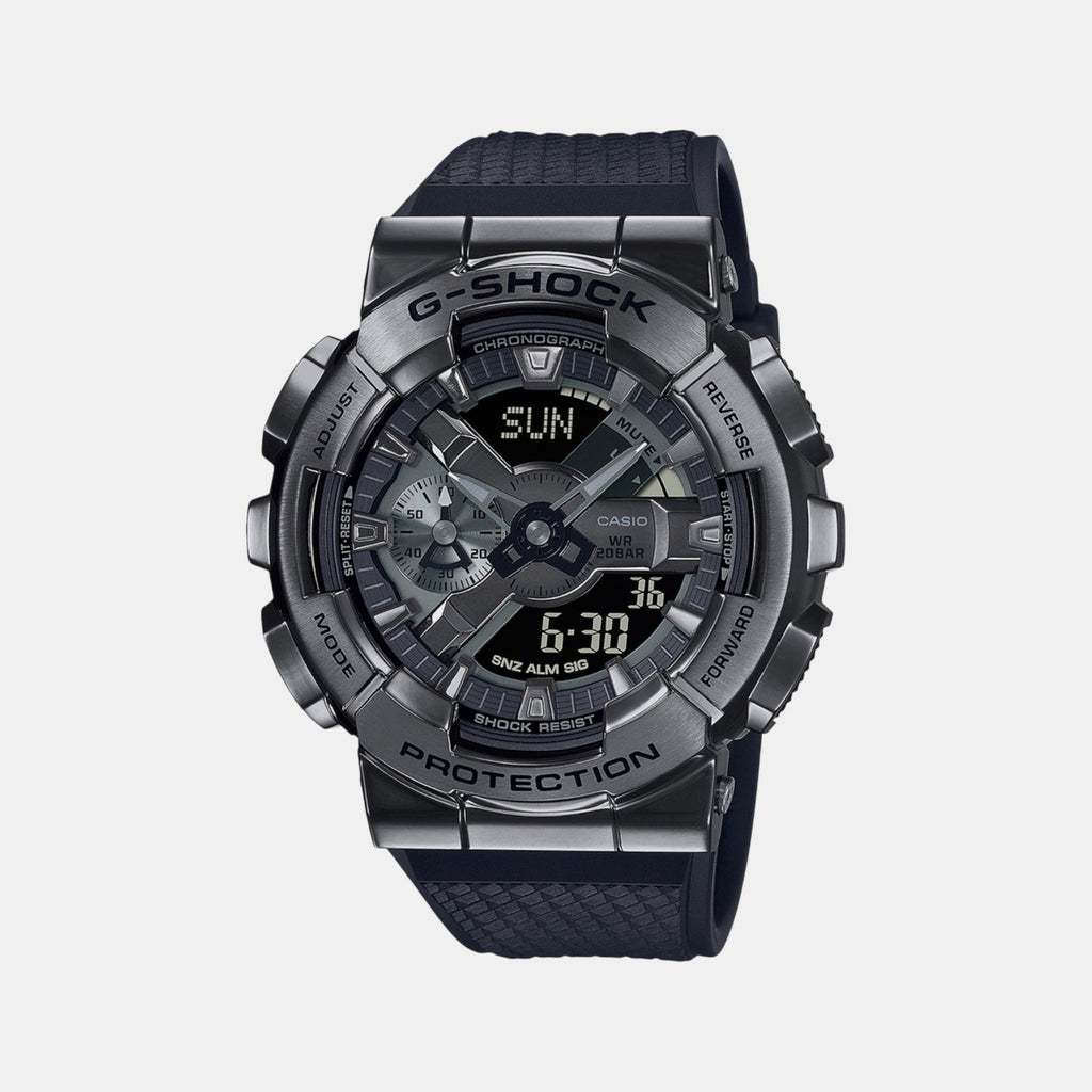 Casio G-Shock Men Quartz Grey Dial Analog-Digital Resin Watch G1370 - 1