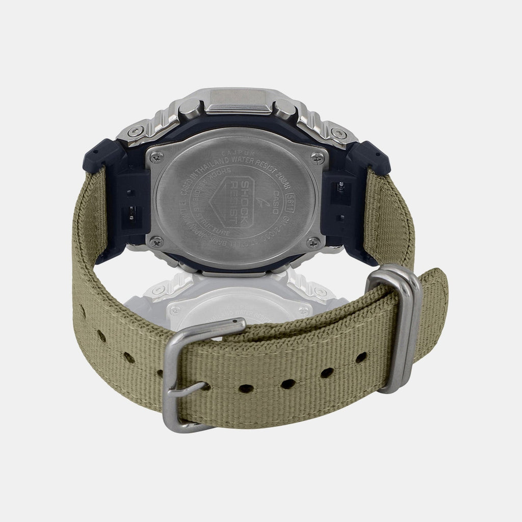 Casio G-Shock Men Quartz Black Dial Analog-Digital Fabric Watch G1372 - 4