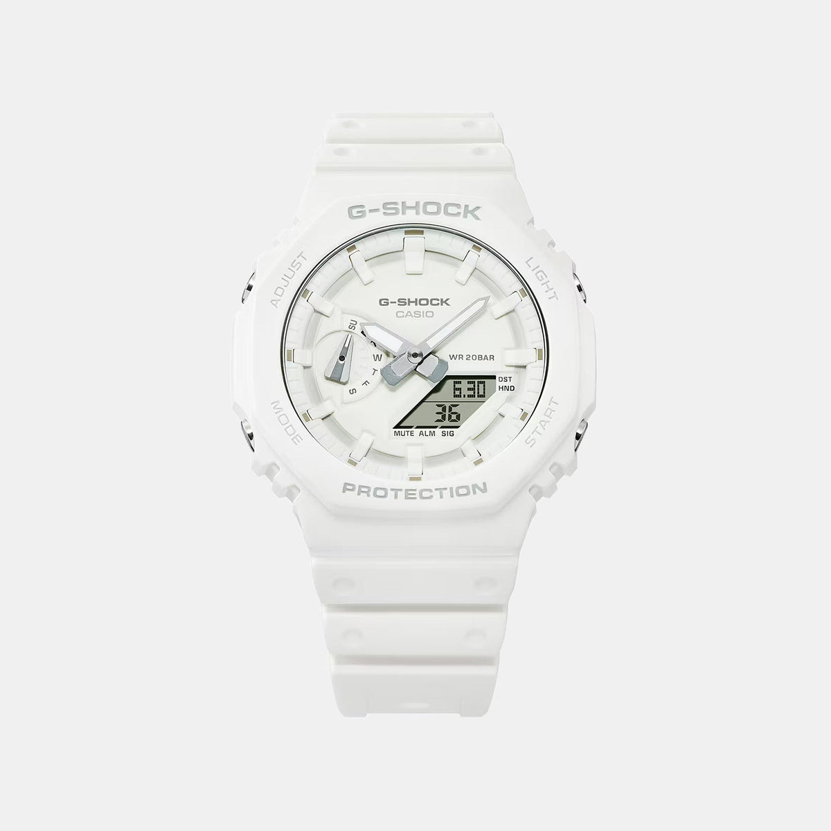 Casio G-Shock Men Quartz White Dial Analog-Digital Resin Watch G1522 - 2