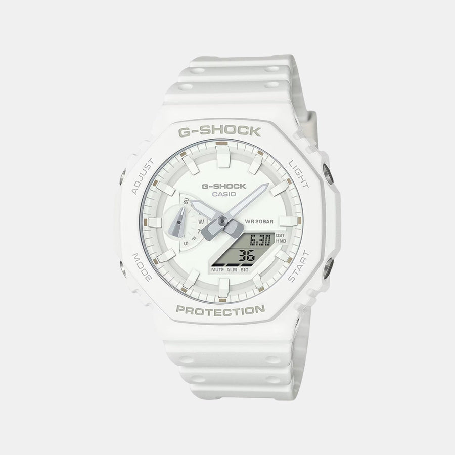 Casio G-Shock Men Quartz White Dial Analog-Digital Resin Watch G1522