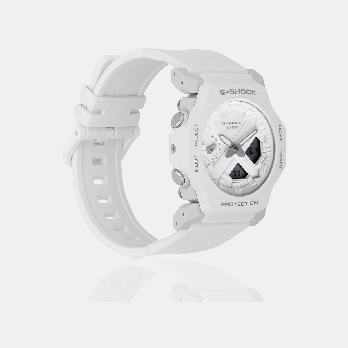 Casio G-Shock Men Quartz White Dial Analog-Digital Resin Watch G1552 (GA-2300-4A) - 3