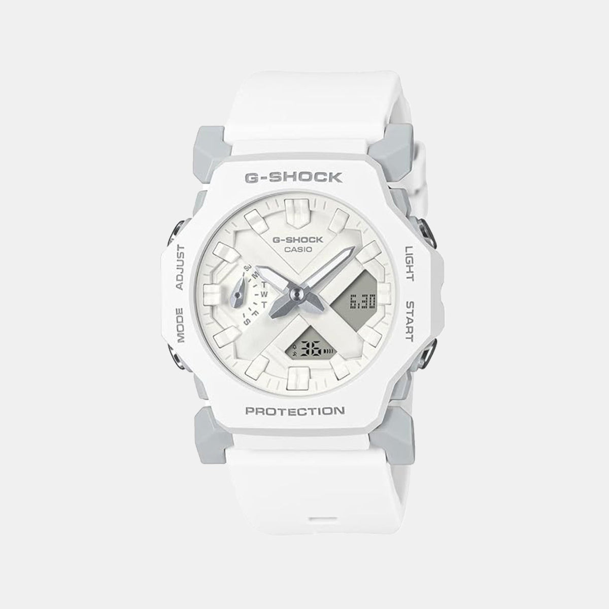 Casio G-Shock Men Quartz White Dial Analog-Digital Resin Watch G1552 (GA-2300-4A) - 1