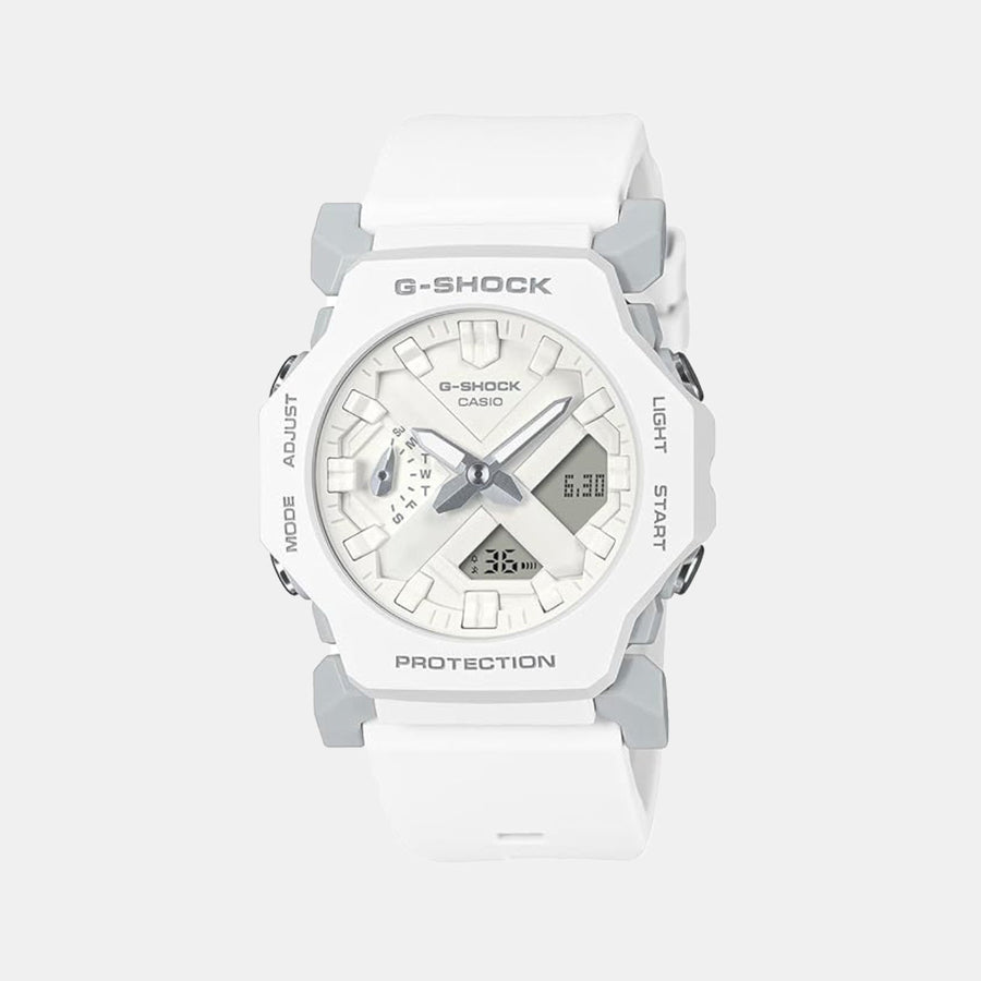 Casio G-Shock Men Quartz White Dial Analog-Digital Resin Watch G1552 (GA-2300-4A)