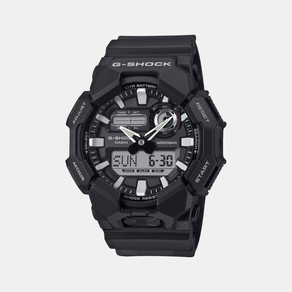 Casio G-Shock Men Quartz Black Dial Analog-Digital Resin Watch G1601 - 1