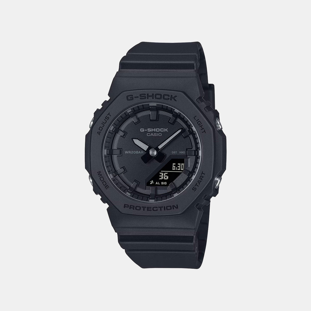 Casio G-Shock Women Quartz Black Dial Analog-Digital Resin Watch G1615 - 1