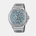 Casio G-Shock Men Quartz Blue Dial Chronograph Stainless Steel Watch G1630 - 1