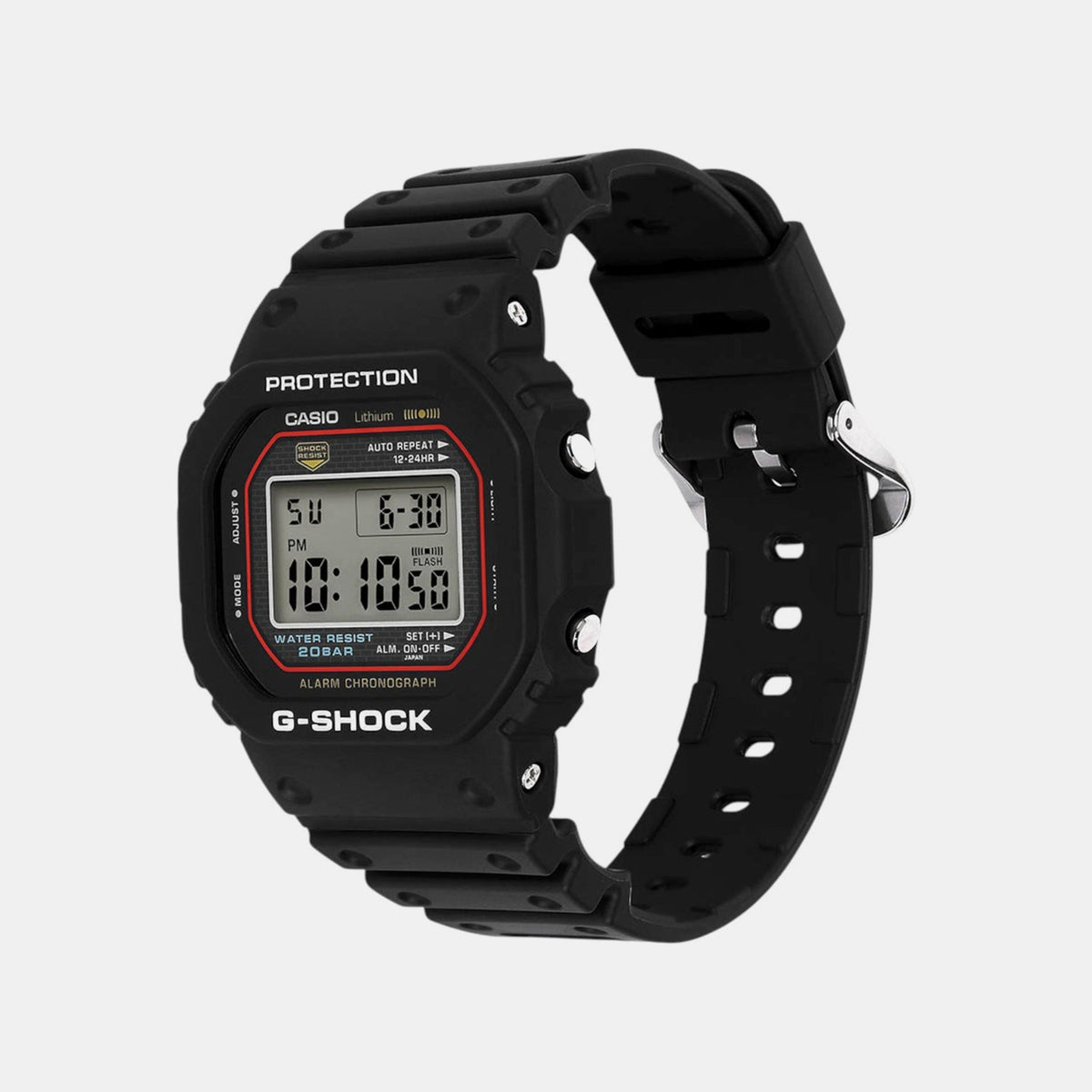 Casio G-Shock Men Quartz Black Dial Digital Resin Watch G1660 - 2