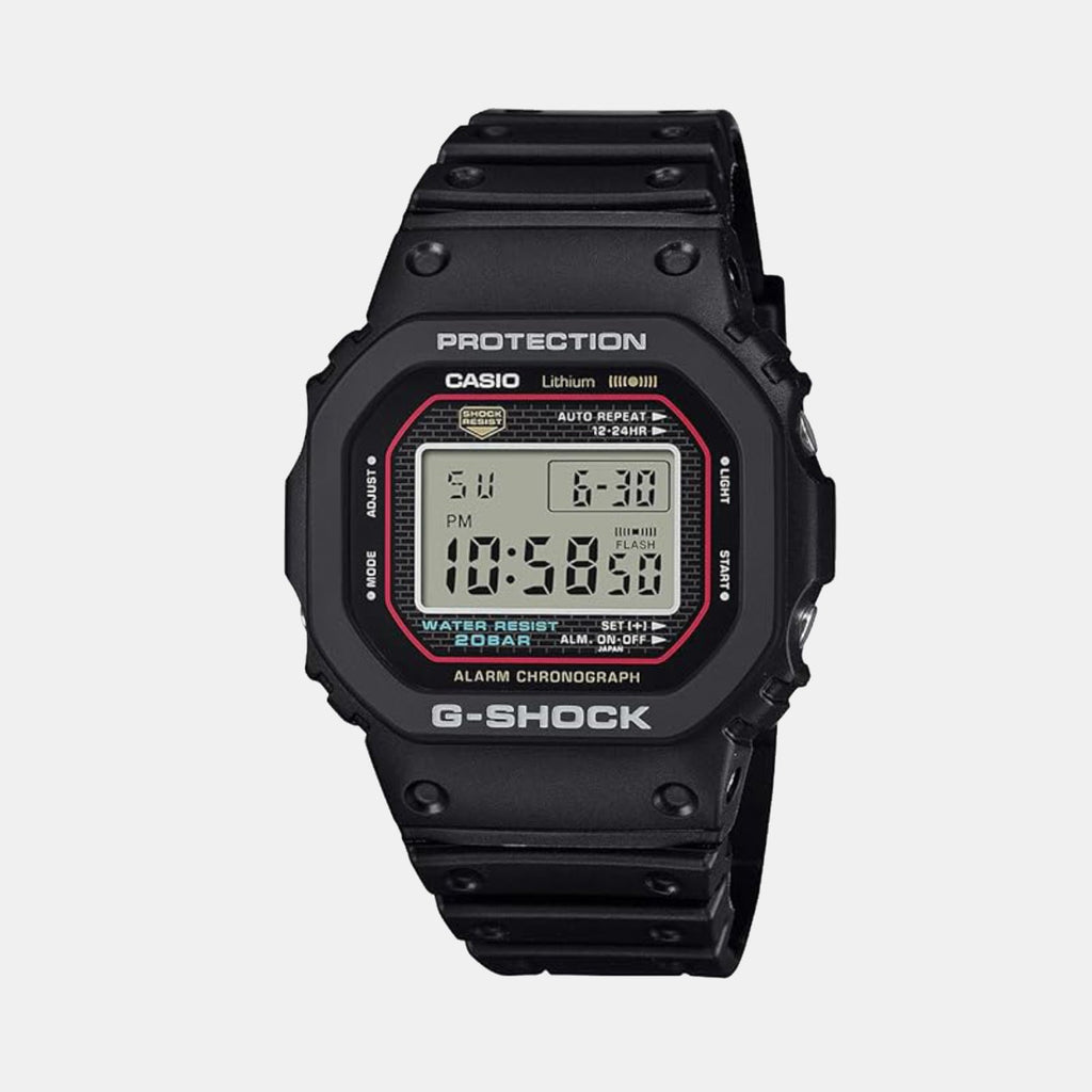 Casio G-Shock Men Quartz Black Dial Digital Resin Watch G1660 - 1