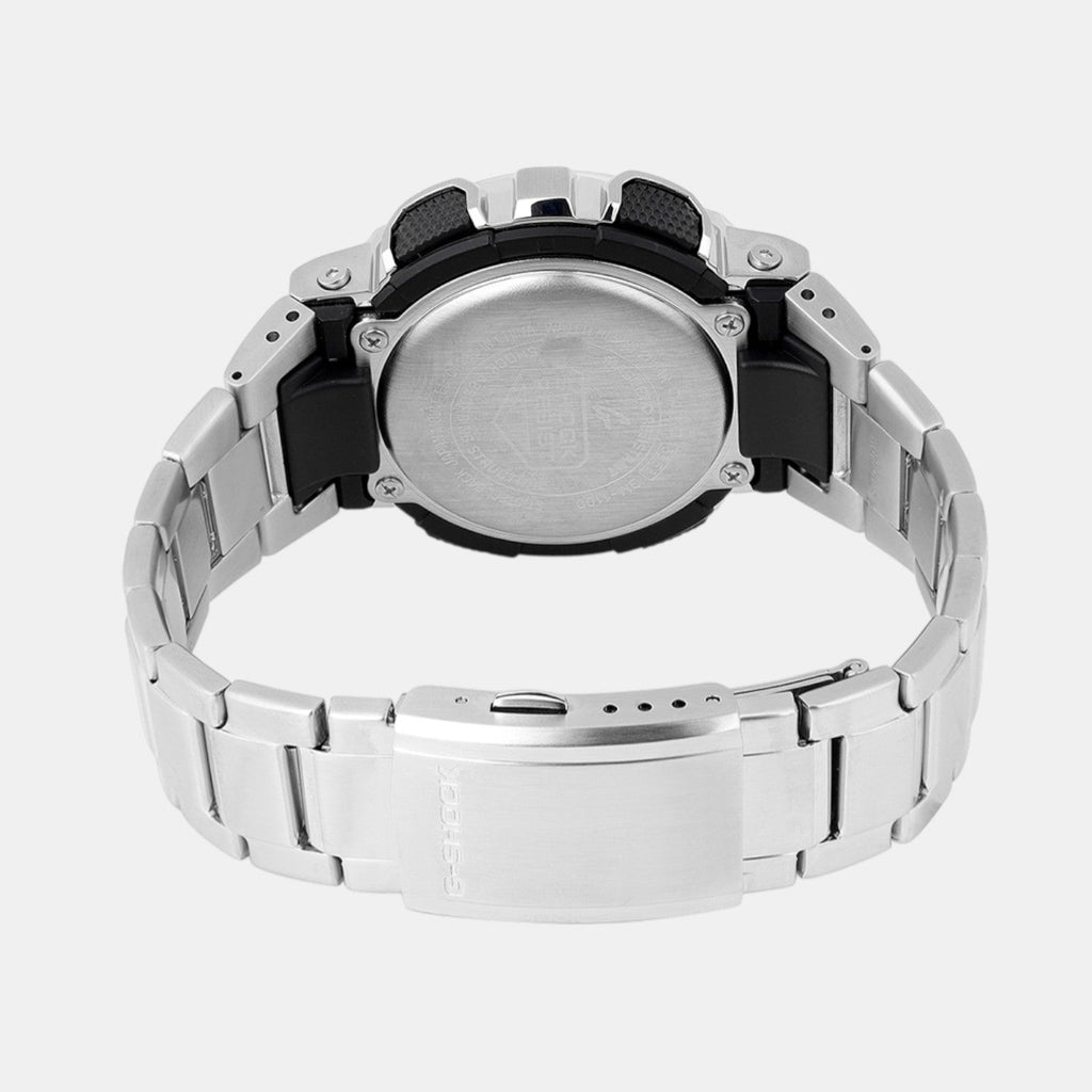Casio G-Shock Men Quartz Silver Dial Analog-Digital Stainless Steel Watch G1687 - 4