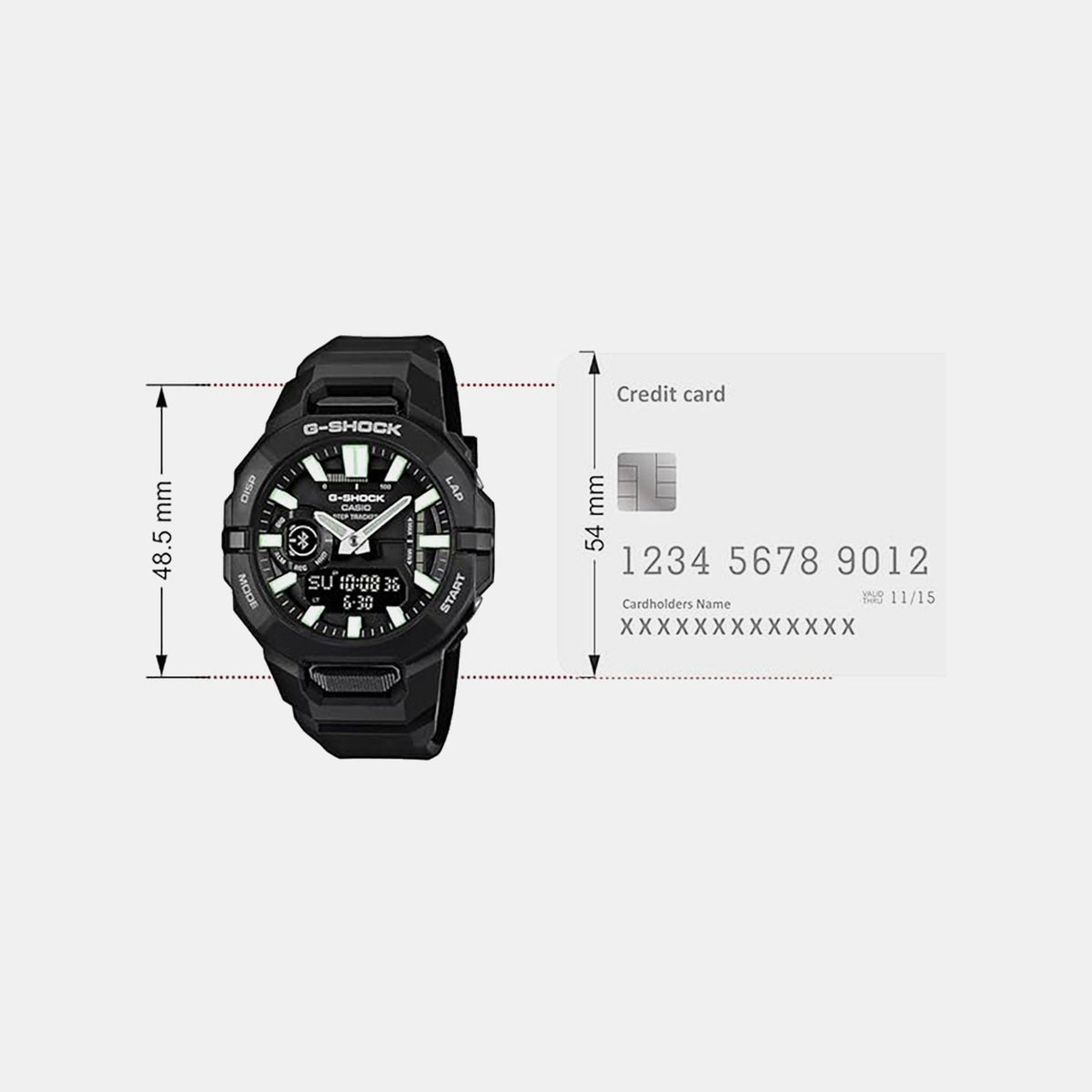 Casio G-Shock Men Quartz Black Dial Analog-Digital Resin Watch G1709 - 3