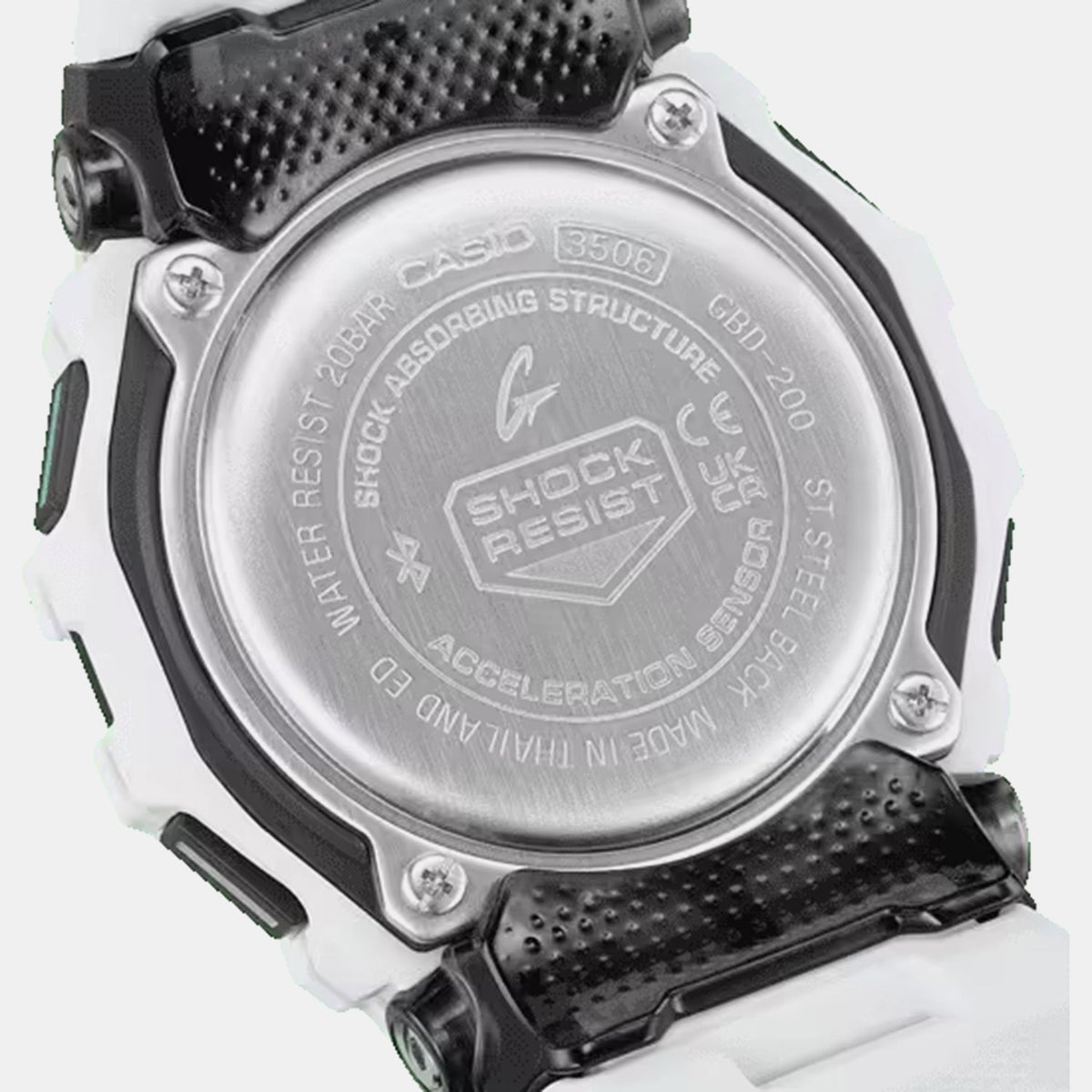 Casio G-Shock Men Quartz Transparent Dial Digital Resin Watch G1761 - 4