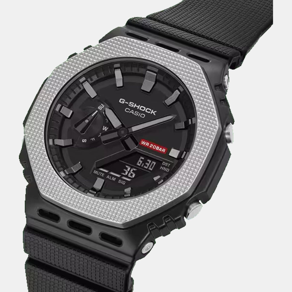 Casio G-Shock Men Quartz Black Dial Analog-Digital Resin Watch G1762 - 2