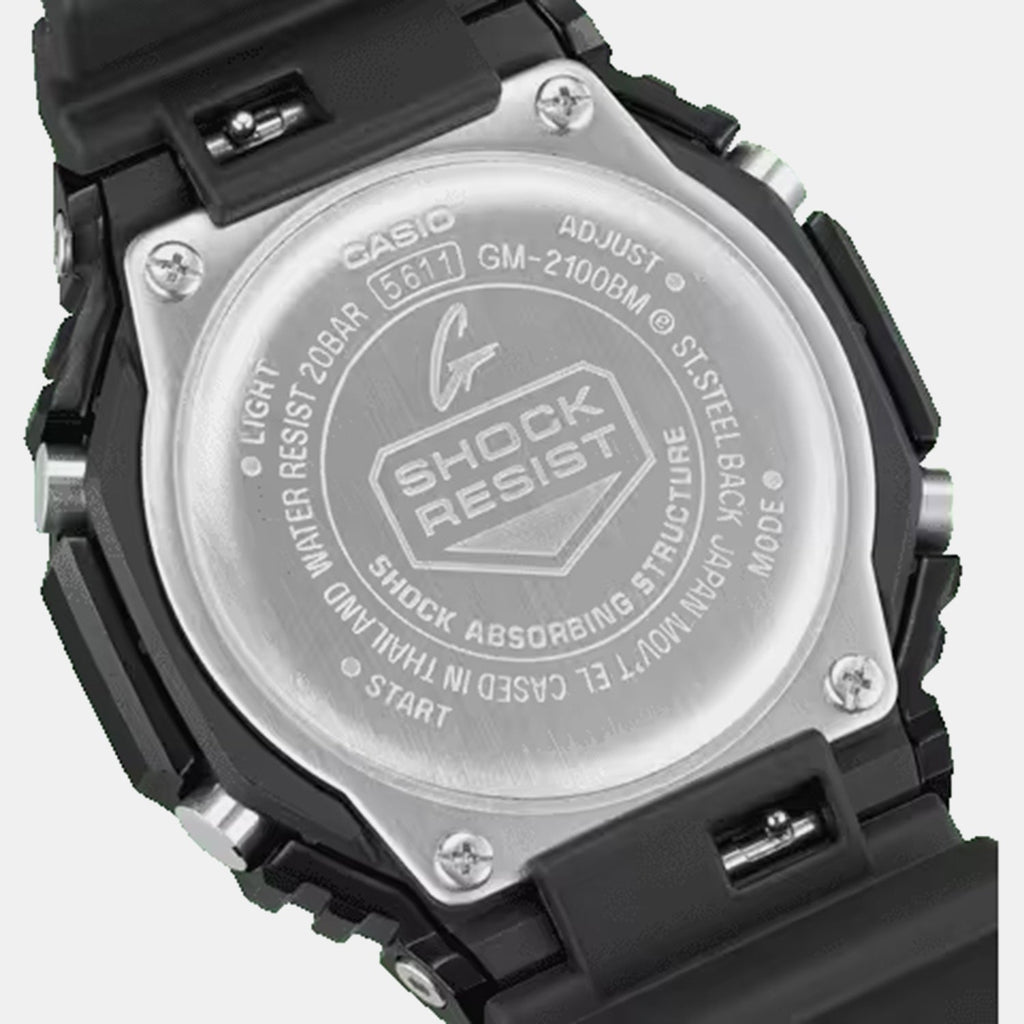 Casio G-Shock Men Quartz Black Dial Analog-Digital Resin Watch G1762 - 5