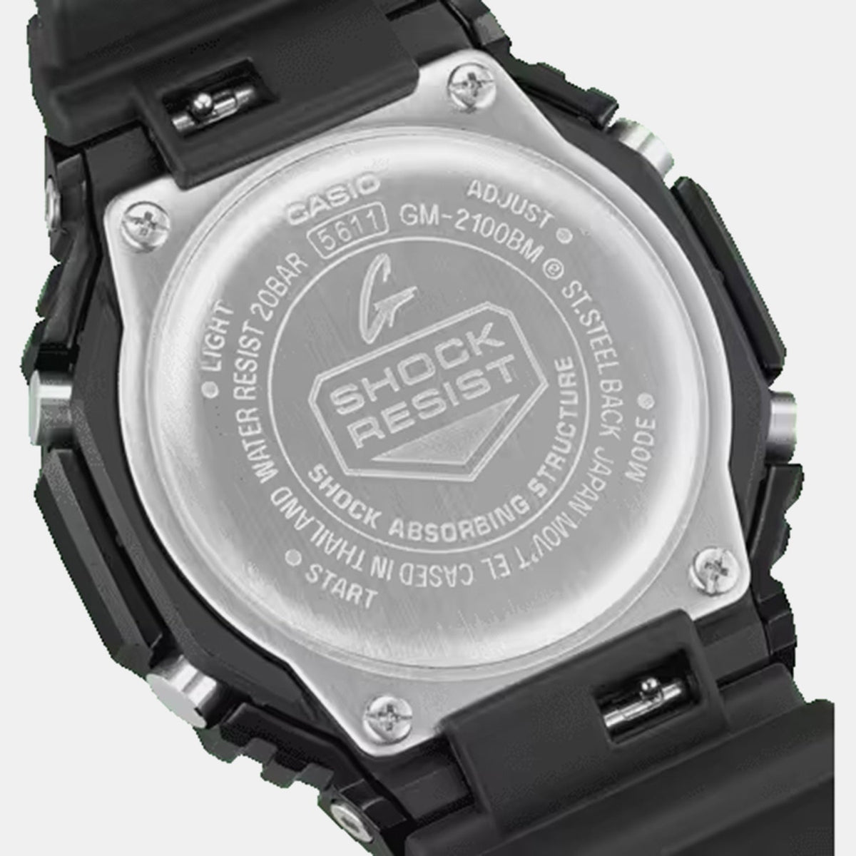 Casio G-Shock Men Quartz Black Dial Analog-Digital Resin Watch G1762 - 5