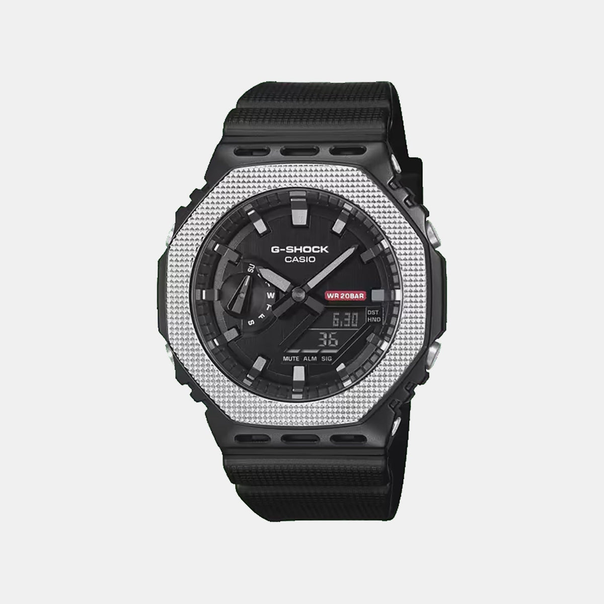 Casio G-Shock Men Quartz Black Dial Analog-Digital Resin Watch G1762 - 1