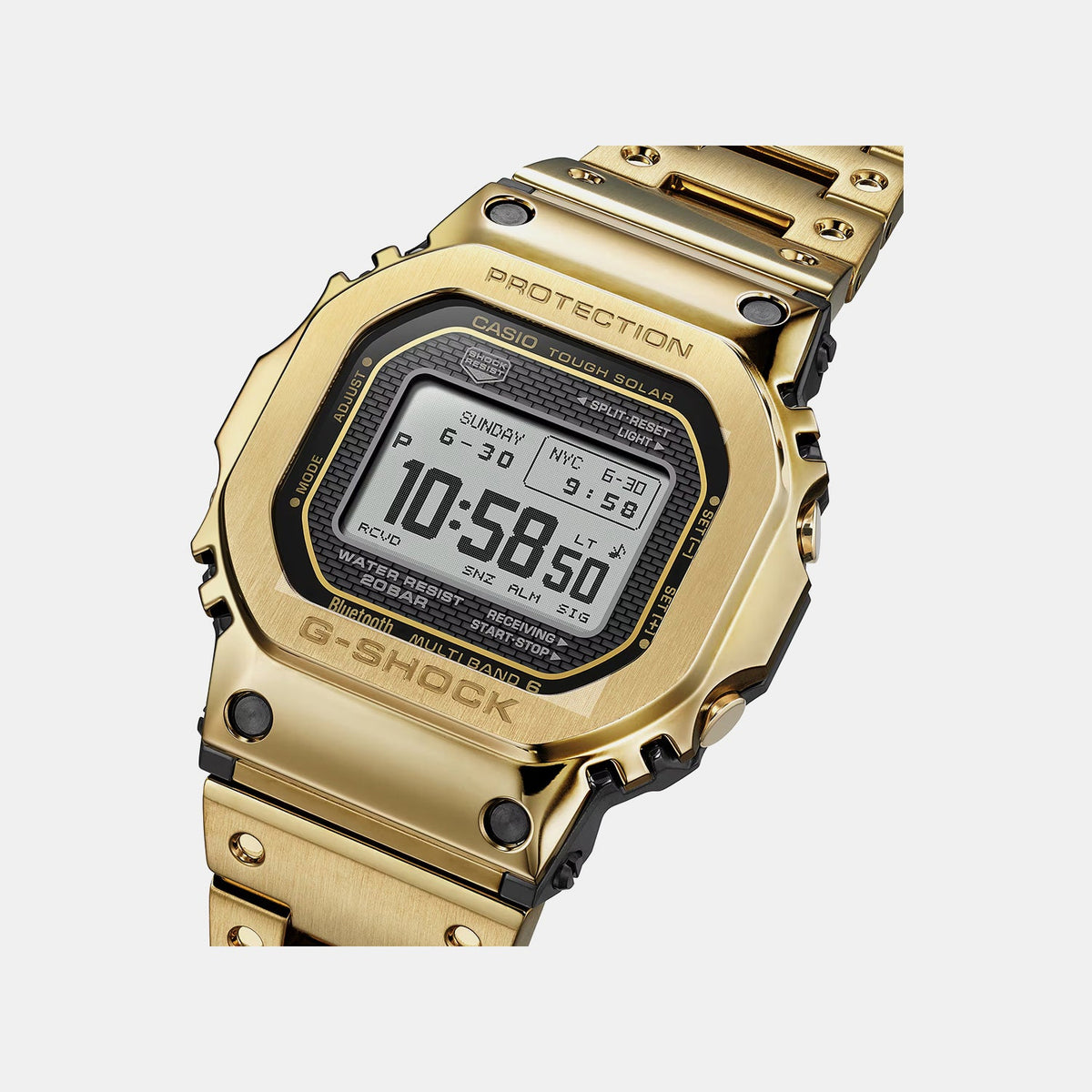 Casio G-Shock Men Quartz Transparent Dial Digital Stainless Steel Watch G1769 - 4