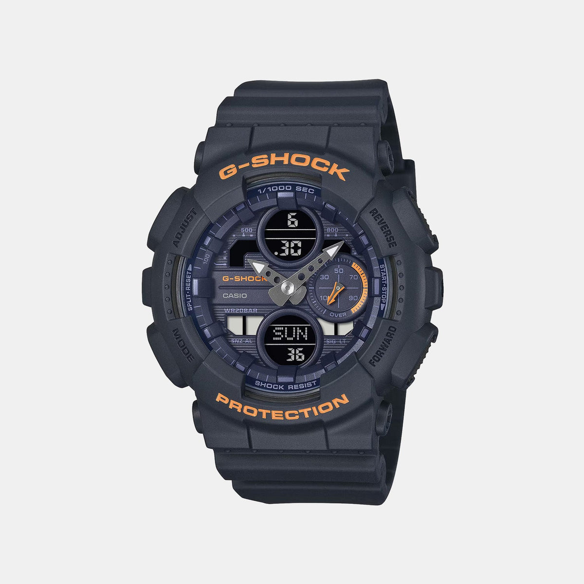 Casio G-Shock Women Quartz Black Dial Analog-Digital Resin Watch G1779 - 1